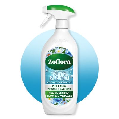 Zoflora Disinfectant Bathroom Cleaner Blue Lotus &amp; Water Lily 800ml