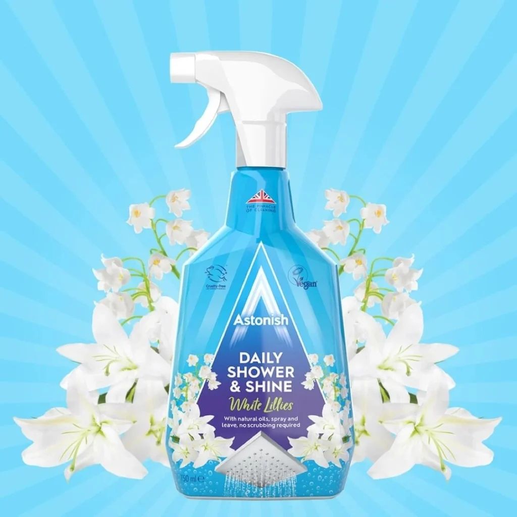 Astonish Daily Shower &amp; Shine White Lillie&#39;s 750ml