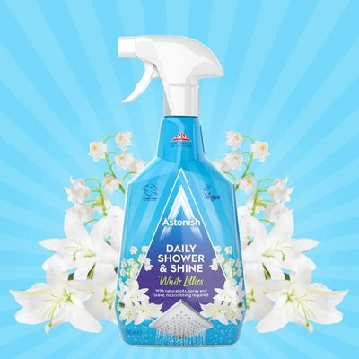 Astonish Daily Shower &amp; Shine White Lillie&#39;s 750ml