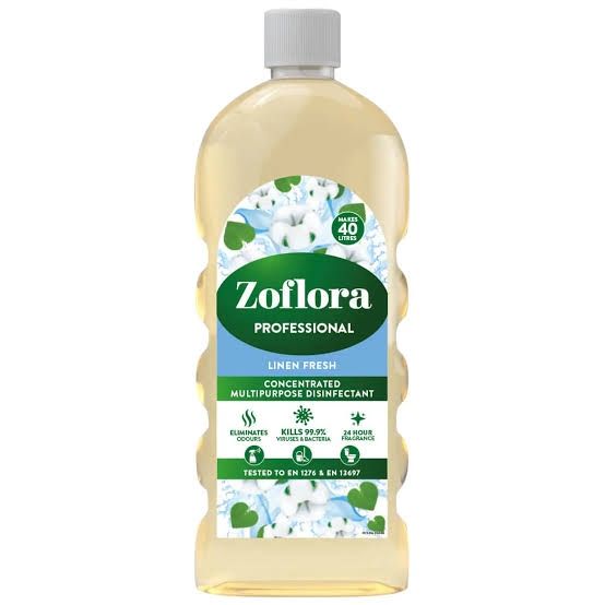 Zoflora Disinfectant Concentrate Linen Fresh 1lt