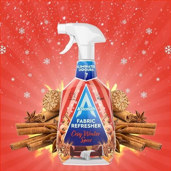 Astonish Fabric Refresher Cosy Winter Spice 750ml