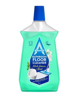 Astonish Bathroom Floor Cleaner White Jasmine &amp; Basil 1lt