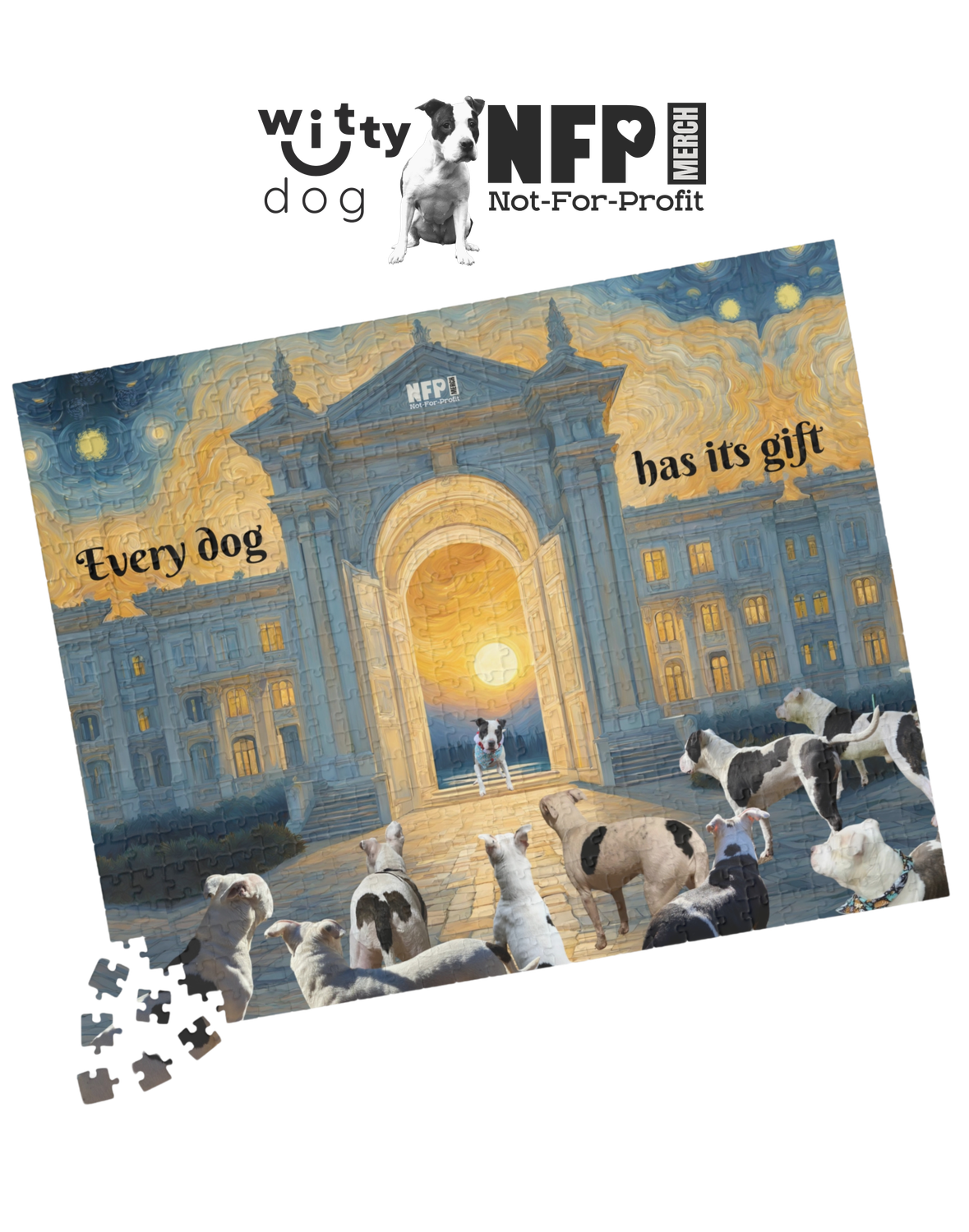 Every Dog has Its Gift -  Premium Puzzles Pawcasso Witty Dog