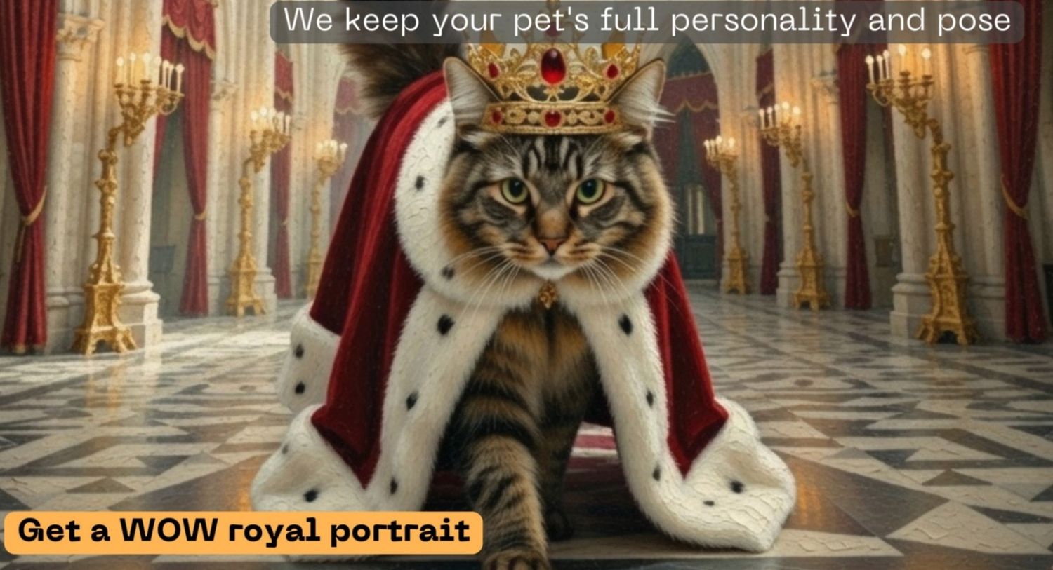 Pawcasso Legacy Art: Hand-crafted Royal Pet Portraits - Lifeline for Pawcasso Rescue Dogs