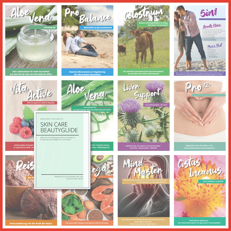 STARTER-FLYER-SET &quot;HEALTH &amp; BEAUTY&quot; (12 versch. Flyer á 25 Stück + 25 Skin Care Beautyguides)