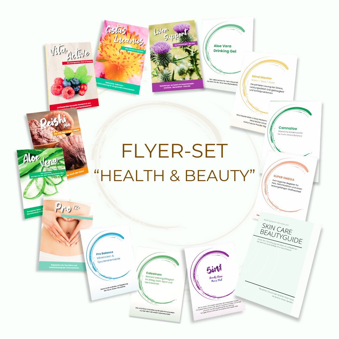 FLYER-SET "HEALTH &amp; BEAUTY"