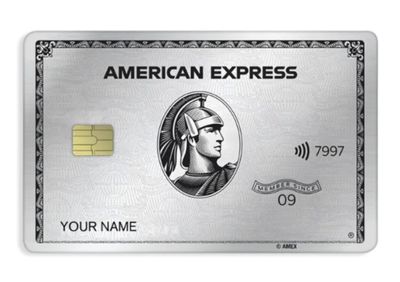 American Express Inspired Card Skin silver