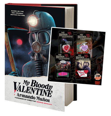 First Edition My Bloody Valentine: The Novel + Enamel Pin Combo