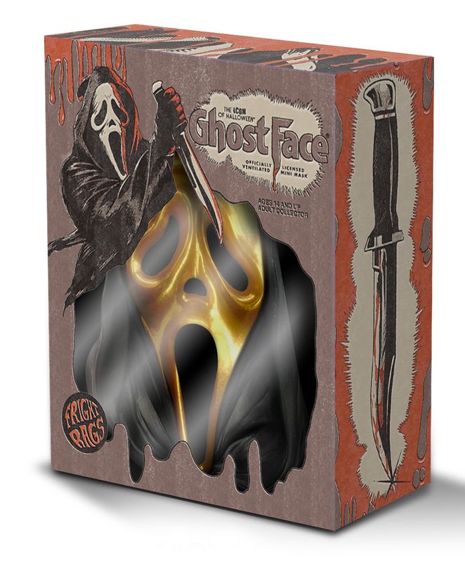 Ghost Face Mini-Mask (Gold Shimmer Variant)