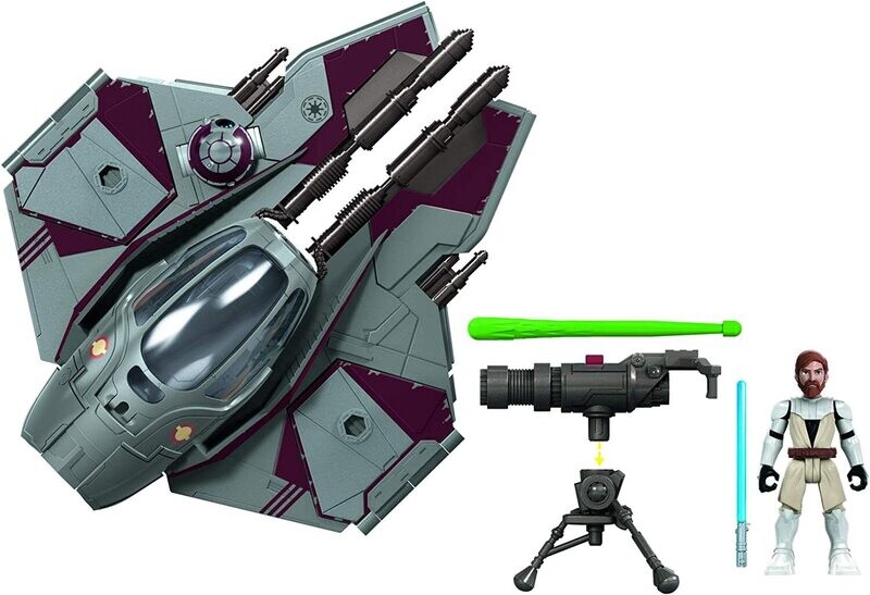 Star Wars Mission Fleet Stellar Class Nave OBI WAN JSF