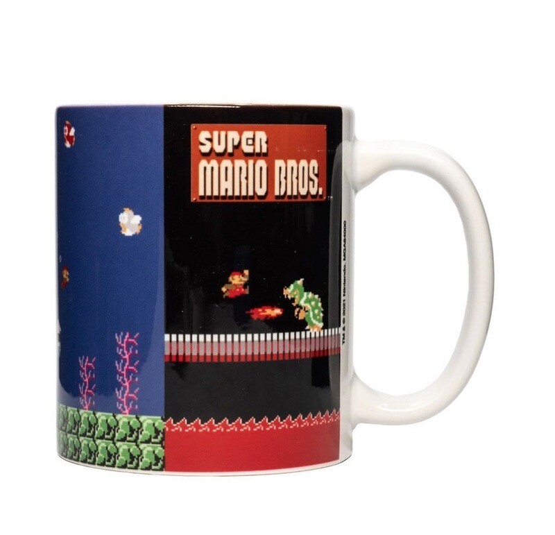 Super Mario Bros Panels 11 oz. Mug