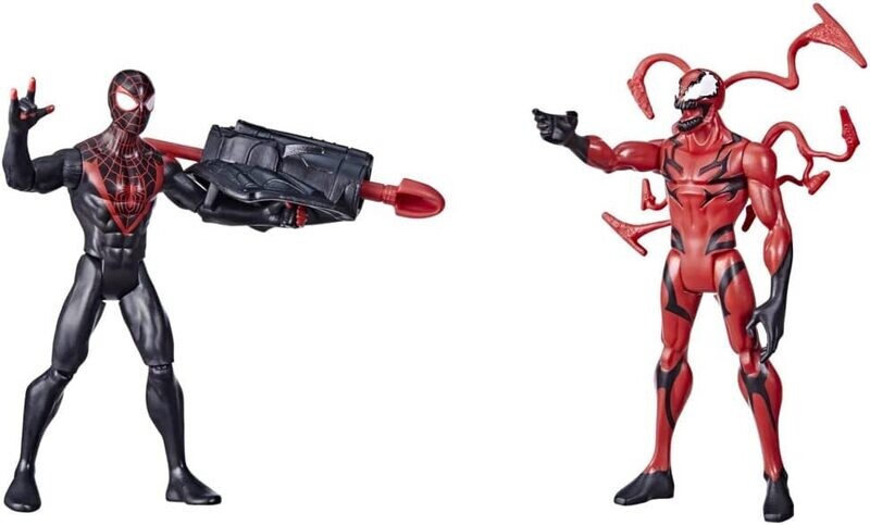 Spiderman Miles Morales vs Carnage Action Figure Battle Pack