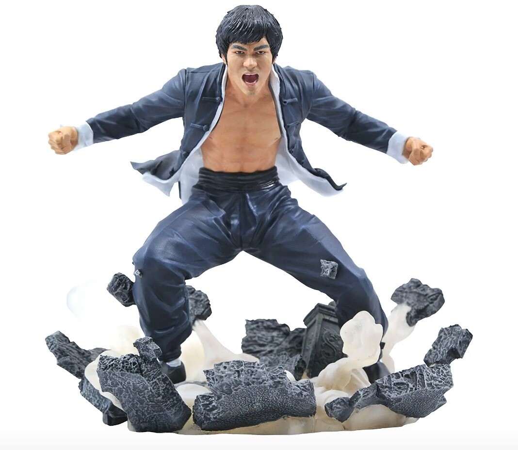 Estatua de PVC Bruce Lee Diamond Select de 9 pulgadas