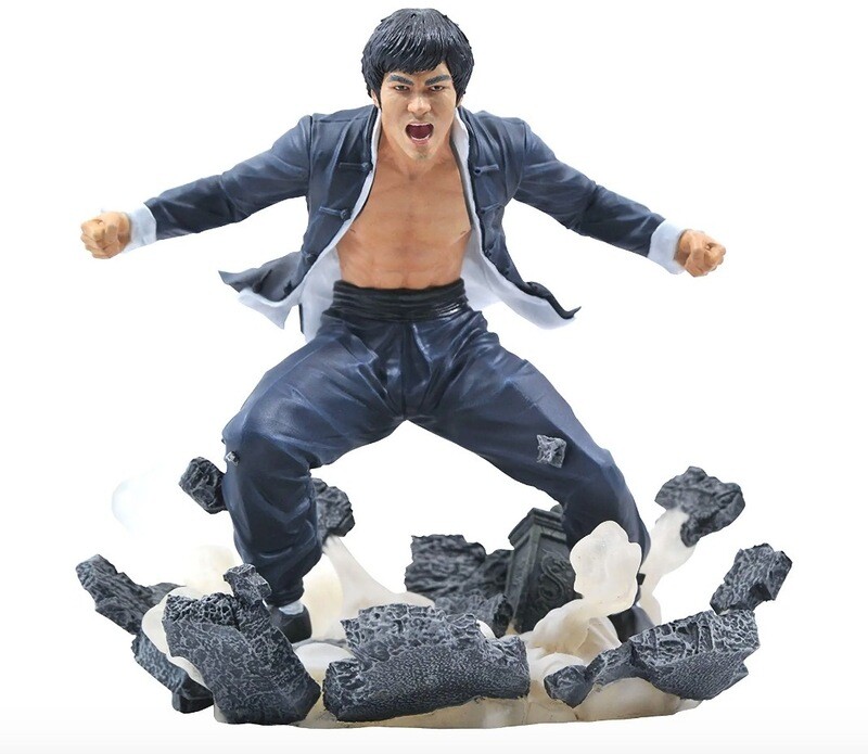 Estatua de PVC Bruce Lee Diamond Select de 9 pulgadas