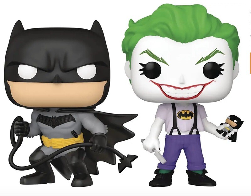 SDCC 2021 Exclusive Pop! DC Heroes: Batman White Knight: Batman &amp; Joker