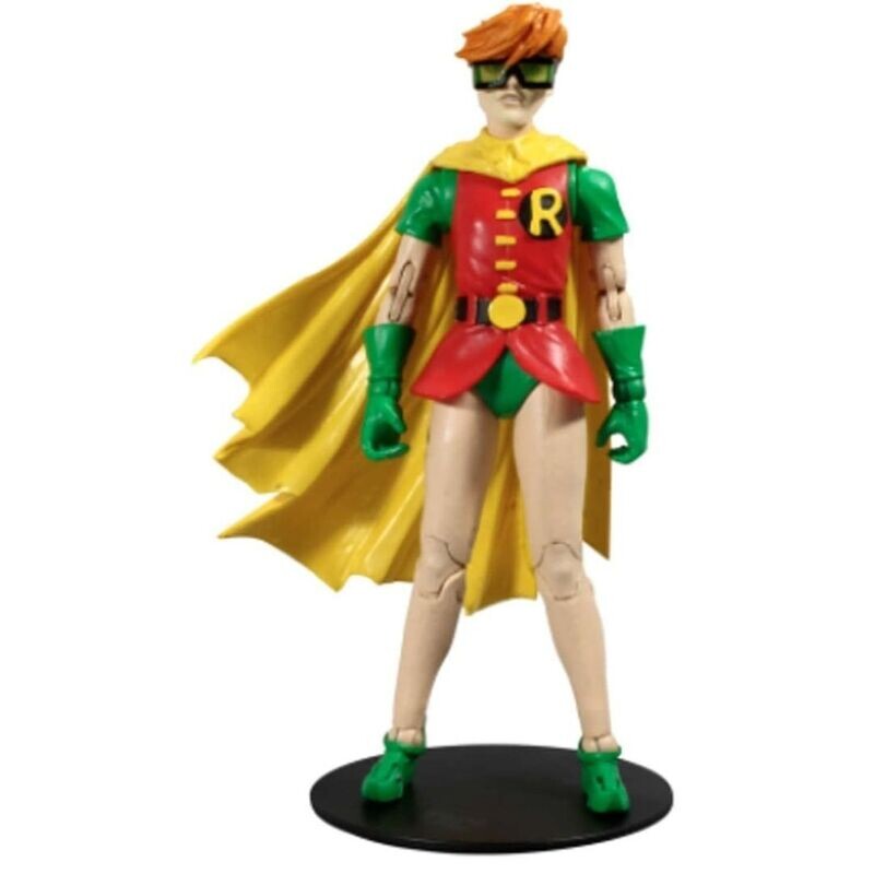 The Dark Knight Returns Robin Figura de acción de 7 pulgadas con piezas y accesorios de caballo Build-A