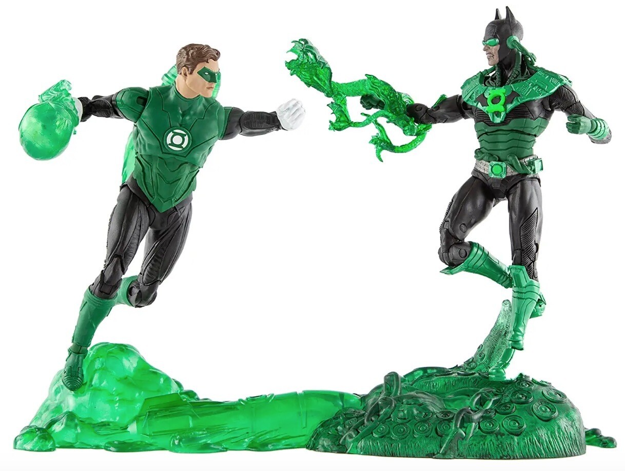 Linterna Verde (Hal Jordan) vs. Dawnbreaker, multipack de figuras de acción de 7 pulgadas