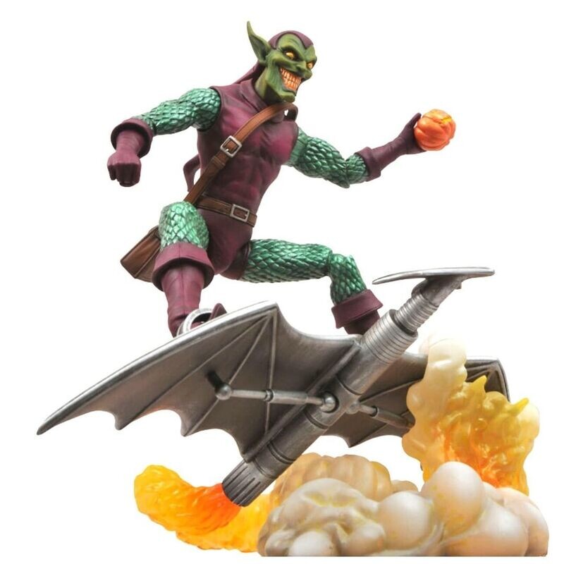 Figura Art. Green Goblin, enemigo Spiderman, Marvel Select