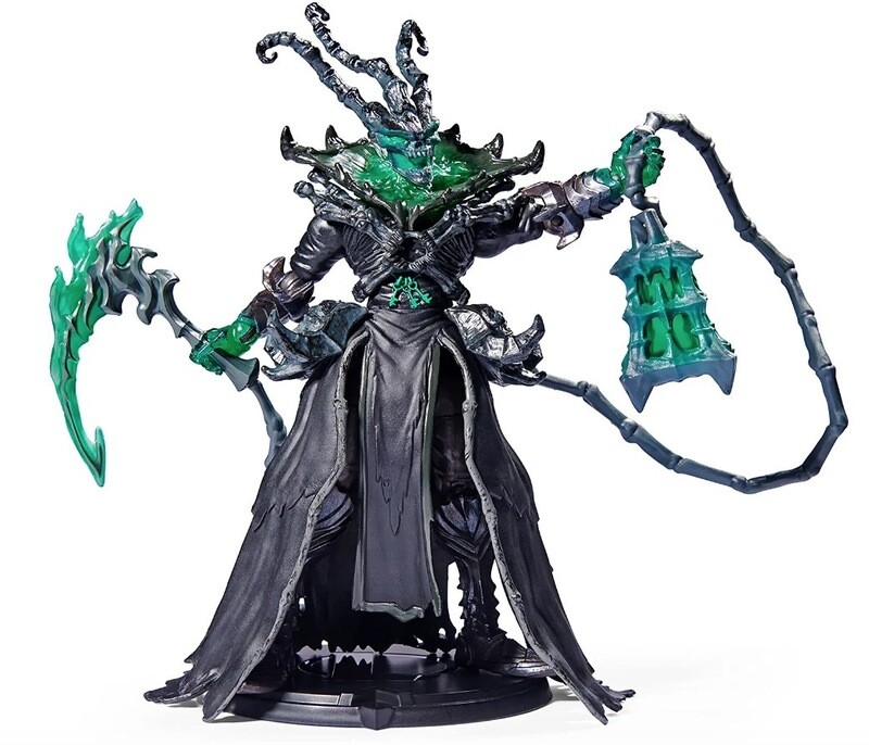 League of Legends, Figura coleccionable Thresh de 6 pulgadas con detalles de primera calidad y 2 accesorios, colección The Champeon, grado coleccionista