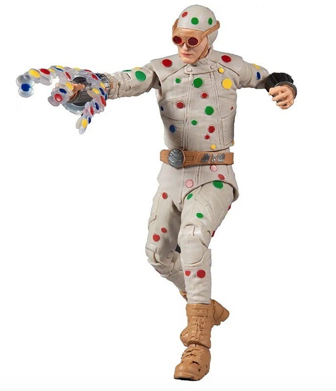 Polka Dot Man (The Suicide Squad) de 7 pulgadas con pieza de tiburón Build-A King y accesorios