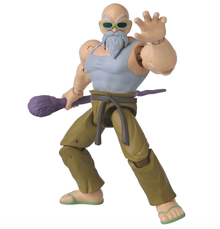 Dragon Ball Muten Roshi Figura Articulada 6.5 Pulg