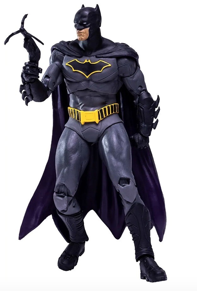 DC Multiverse Batman (Rebirth) - Figura articulada de 7 pulgadas con accesorios