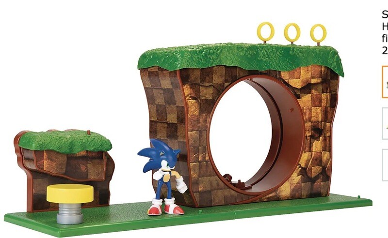 Sonic the Hedgehog Green Hill Zone Playset