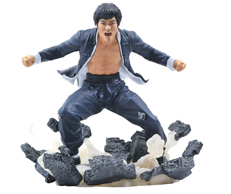 DIAMOND SELECT TOYS Bruce Lee Galería: Estatua de PVC de tierra, multicolor, 9 pulgadas