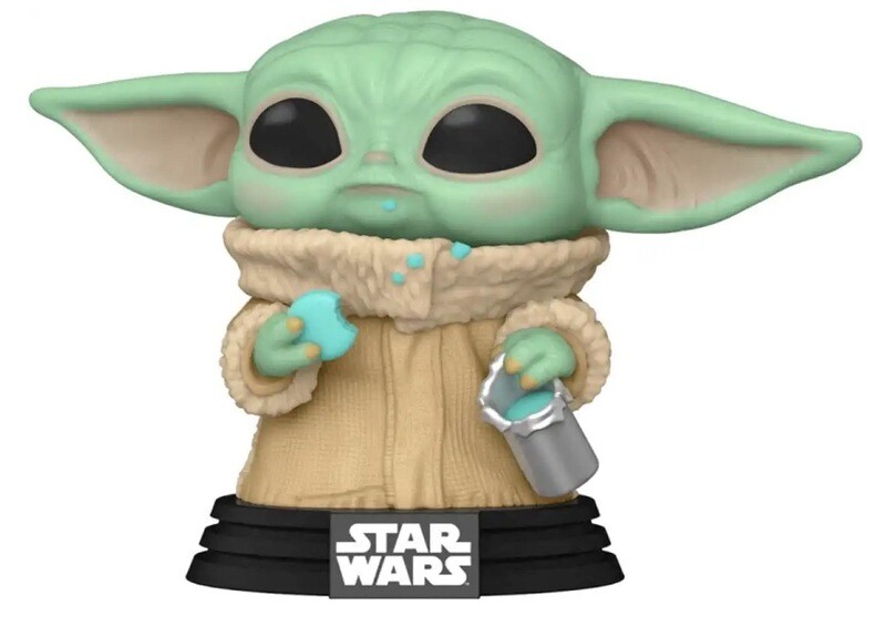 Funko Pop! Star Wars: The Mandalorian - The Child (Grogu) con figura de vinilo de galletas