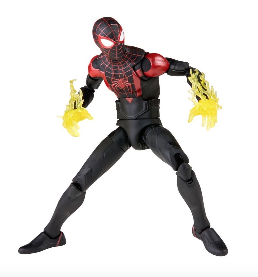 Figura articulada - Miles Morales Spider-Man Marvel Legends de 6 pulgadas Serie Spider-Man /Armadillo