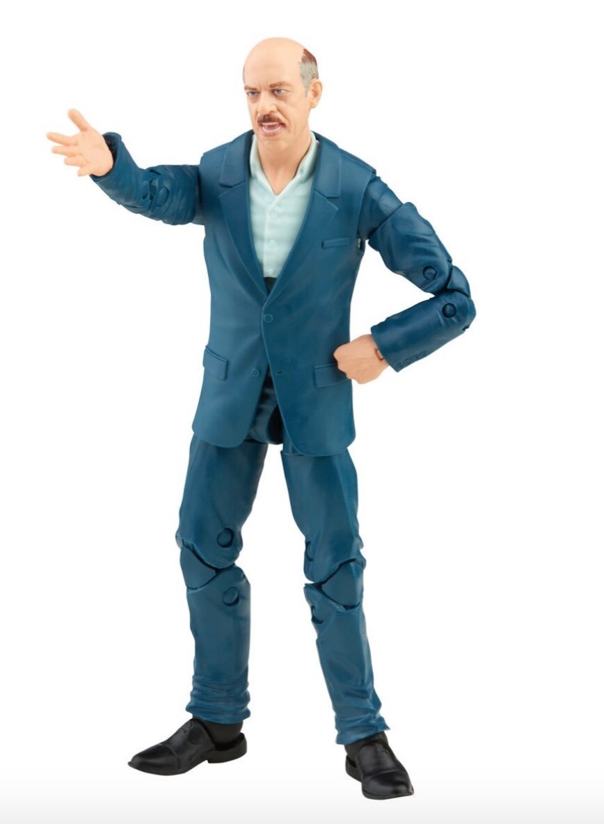 Figura articulada - J. Jonah Jameson Marvel Legends de 6 pulgadas Serie Spider-Man /Armadillo