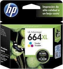 CARTUCHO HP 664XL COLOR