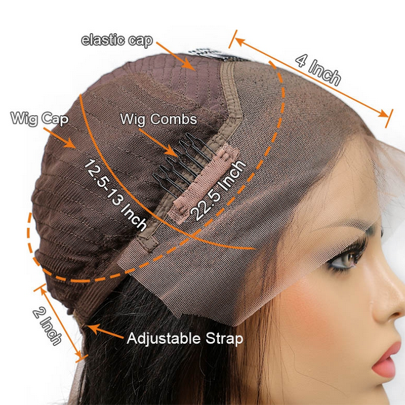 99J Burgundy 13X4 Lace Frontal Wigs Colored 180% Lace Front Human Hair
