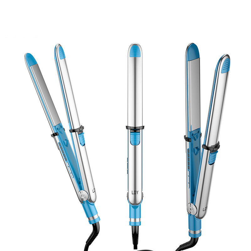750f Titanium Digital Flat Iron Hair Straightener Professional Fast