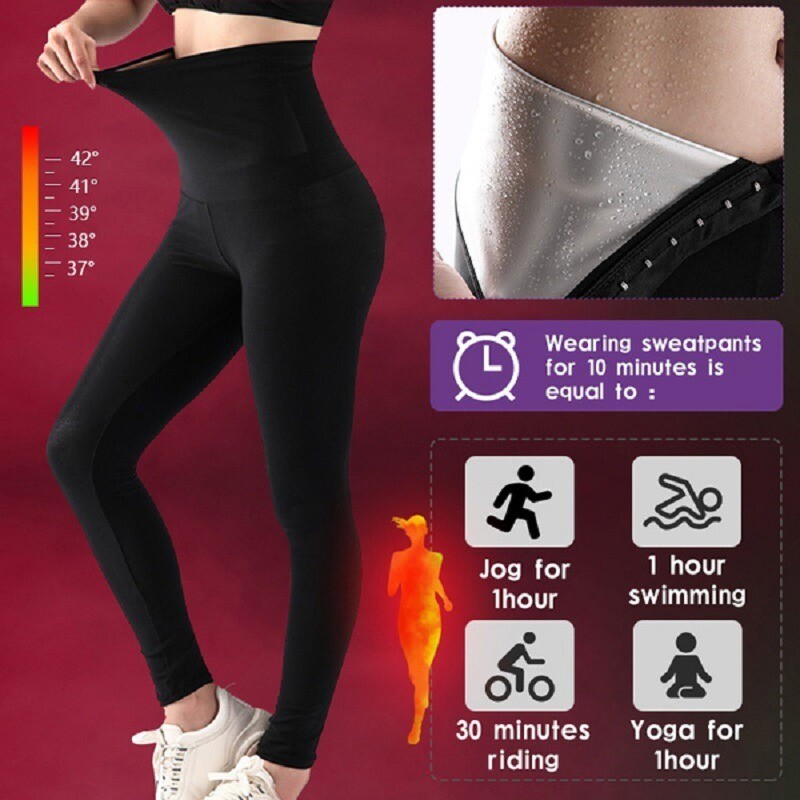 Women Solid Color Leggings High Waist Skinny Shorts Fat Burning