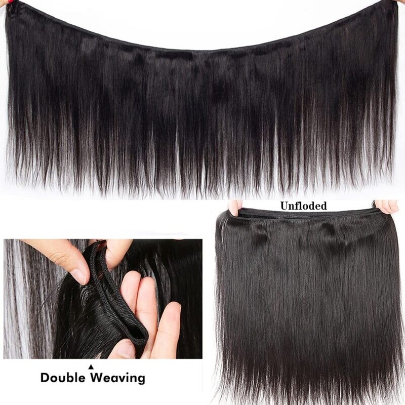 Brazilian Straight Hair Bundles 3/4 Pieces Straight Human Hair Bundles