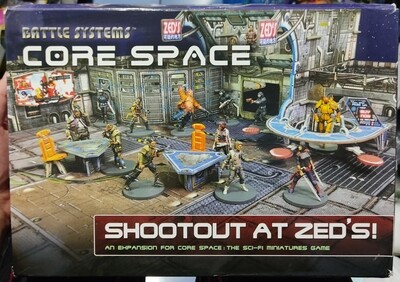 BA3 Battle Systems Core Space Shootout at Zeds Expansion Juego de Mesa