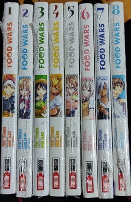 Food Wars Shokugeki no Souma Manga Espanol Volumen 1 - 8 Panini