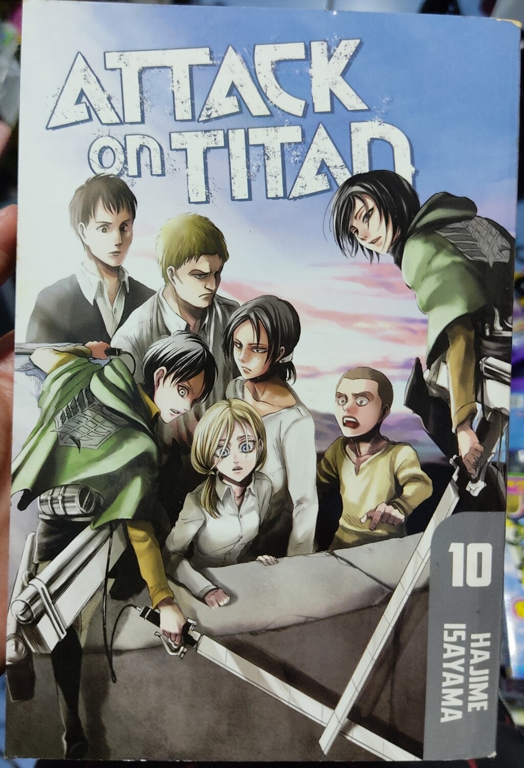 Attack on Titan Manga Volumen 10 Ingles