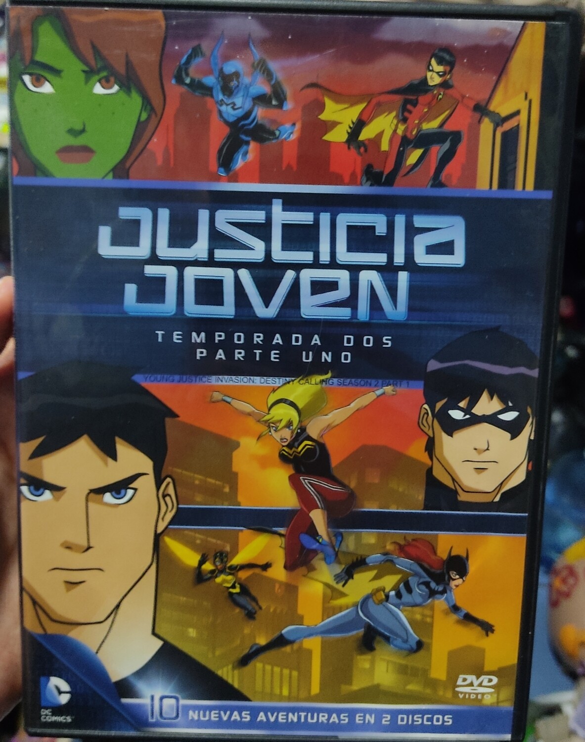 Young Justice Temporada 2 Parte Uno DVD Espanol