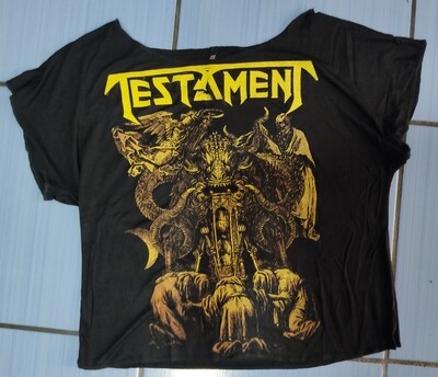 Testament Cold Blood Blusa para Mujer Musica Metal Talla M