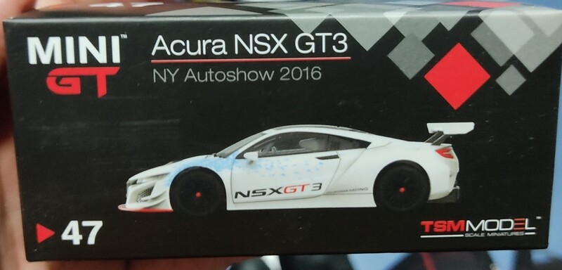 Acura NSX GT3 TSM Model Mini GT 47 