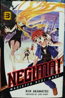 Negima Manga Volumen 3 Ingles
