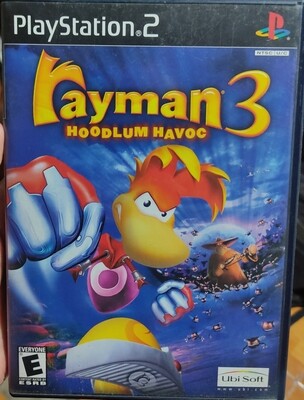 SH Rayman 3 Playstation 2 Hoodlum Havoc Usado Completo 