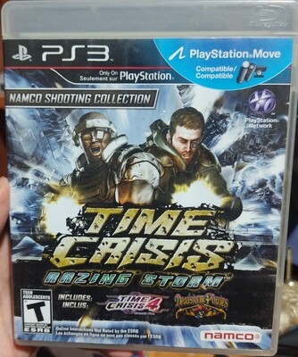 SJ Time Crisis Razing Storm Playstation 3