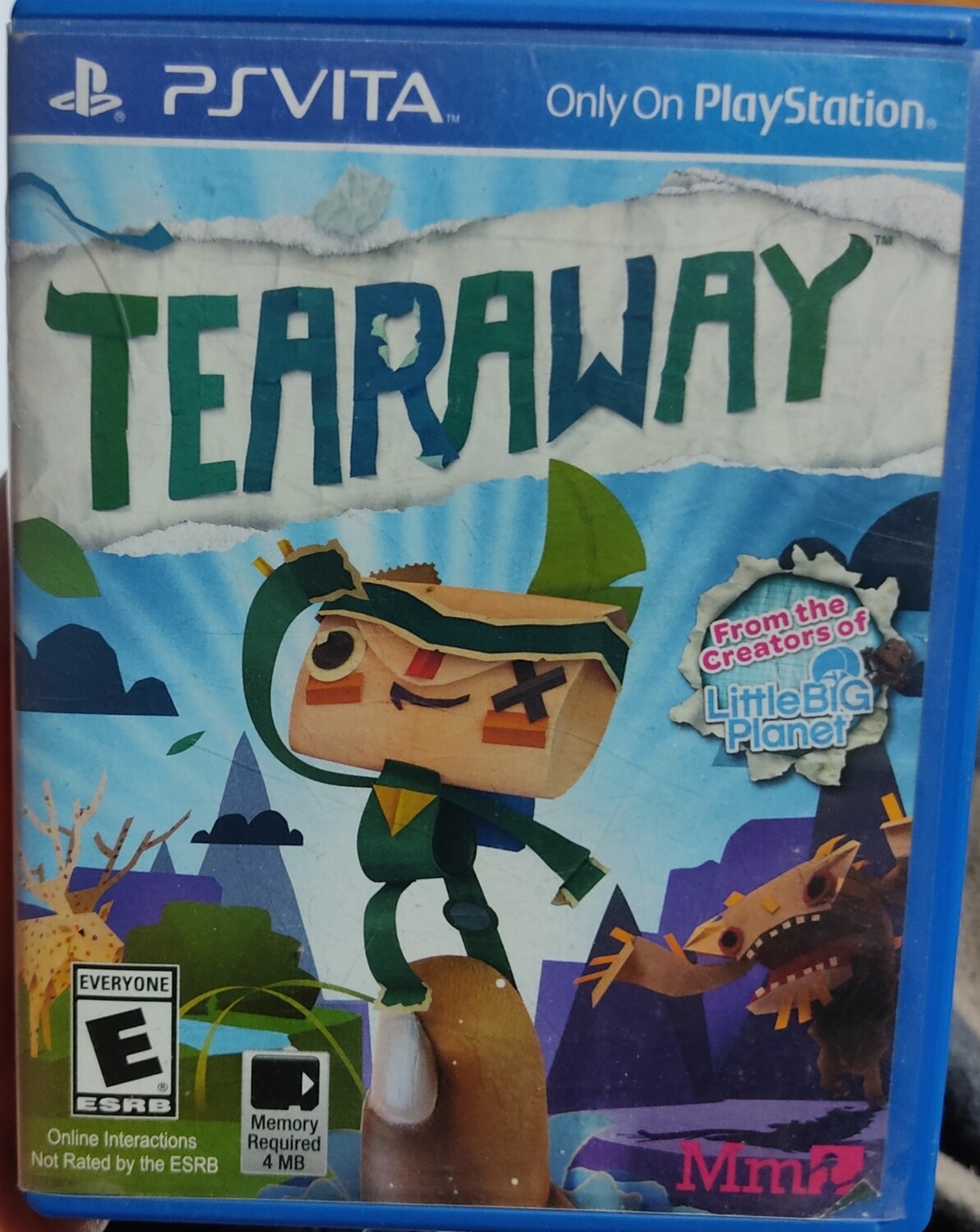SH Tearaway PS Vita Usado Completo