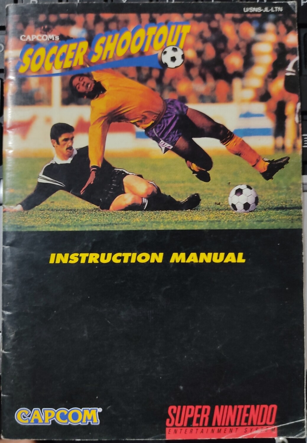 Capcom Soccer Shootout Super Nintendo Manual