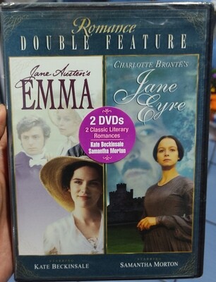 Romance Double Feature Emma Jane Eyre Charlotte DVD Nuevo Sellado