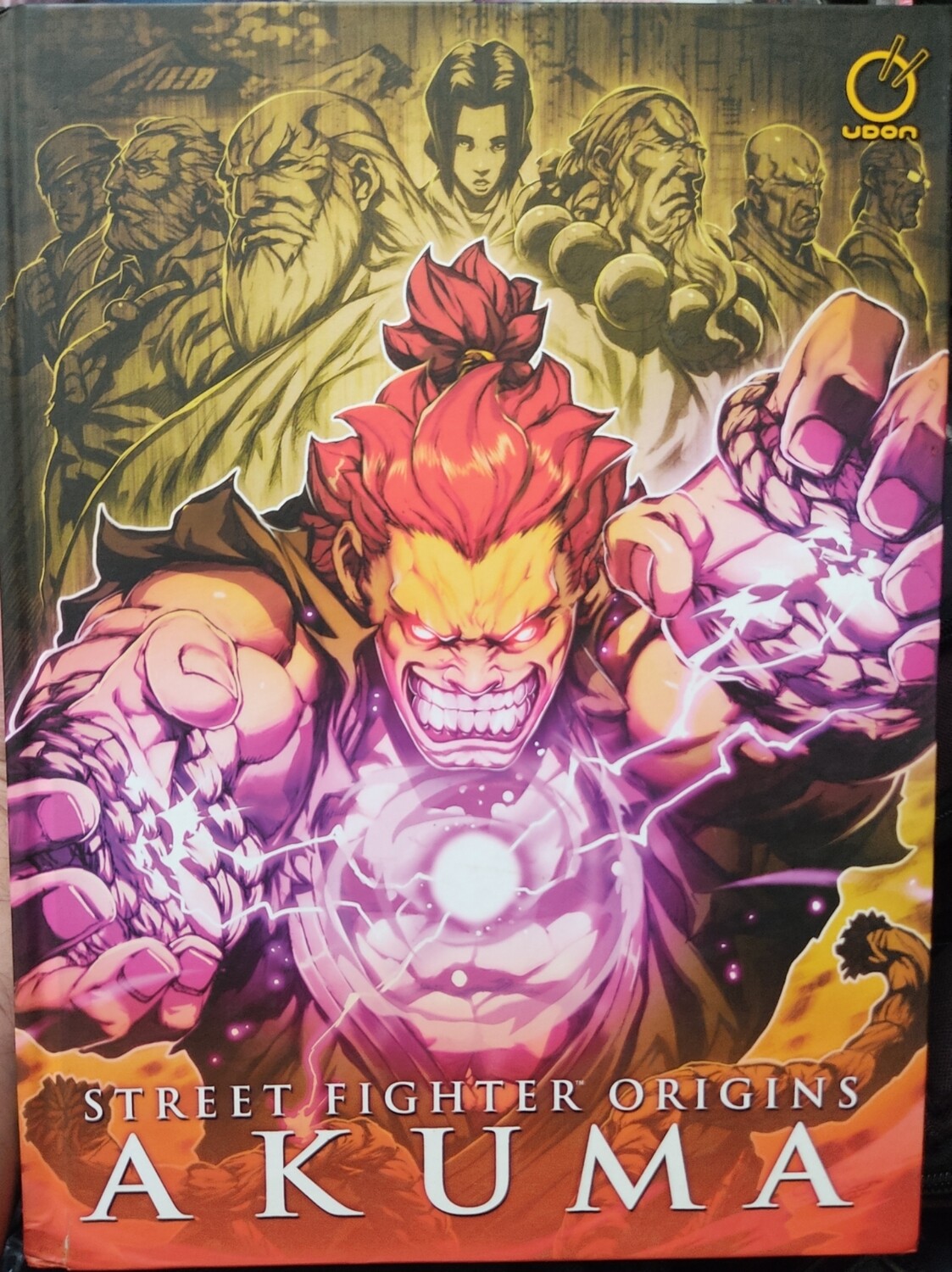 Street Fighter Origins Akuma Tapa Dura Comic