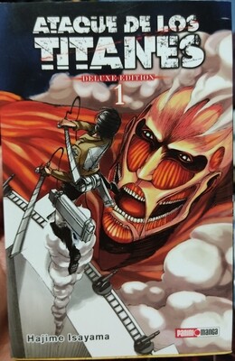 Attack on Titan Manga Volumen 1 Deluxe Edition Español